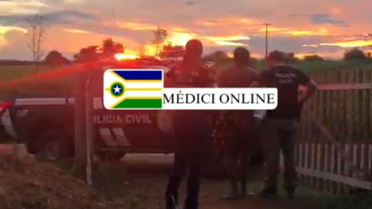 Polícia Civil prende homem após disparo de arma de fogo durante festa em Presidente Médici