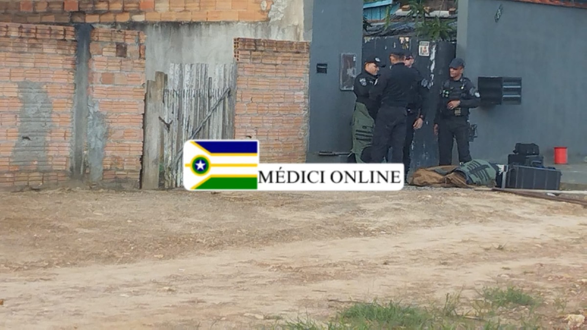 BOPE chega ao local e se prepara para detonação de artefato suspeito em Presidente Médici