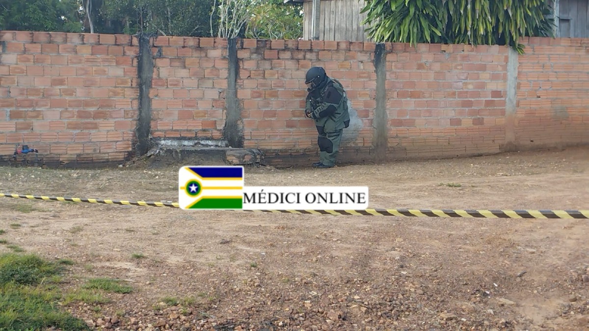BOPE realiza detonação de artefato suspeito em Presidente Médici