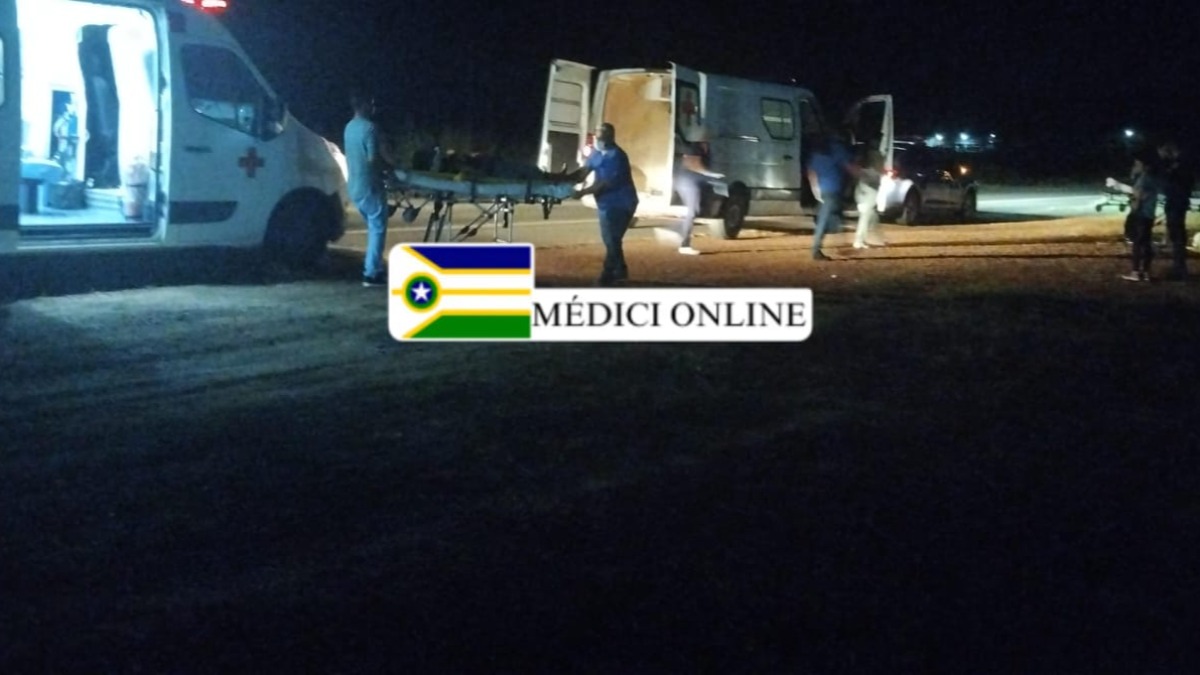 Acidente na BR-364 deixa duas pessoas feridas em Presidente Médici