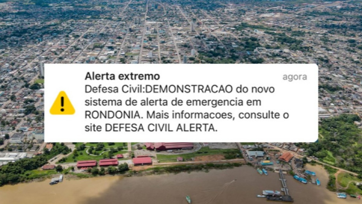 Sistema de alerta da Defesa Civil é testado em quatro cidades rondonienses