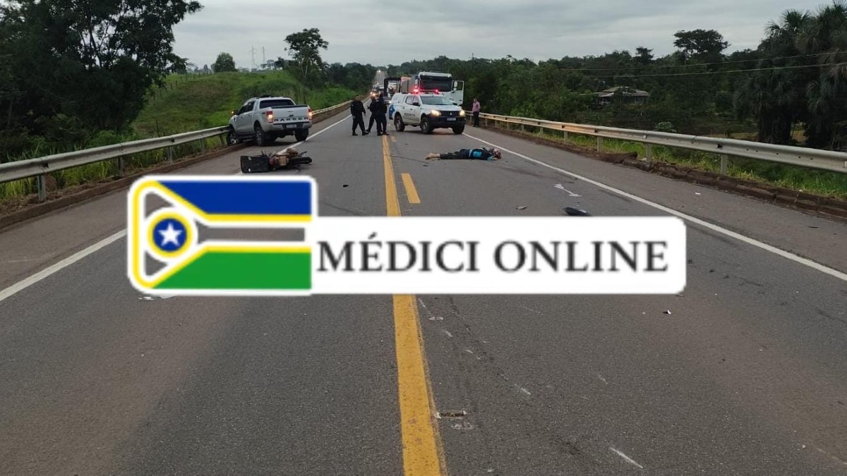 Urgente! Trágico acidente entre Ji-Paraná e Presidente Médici mata motociclista na manhã desta segunda-feira 8