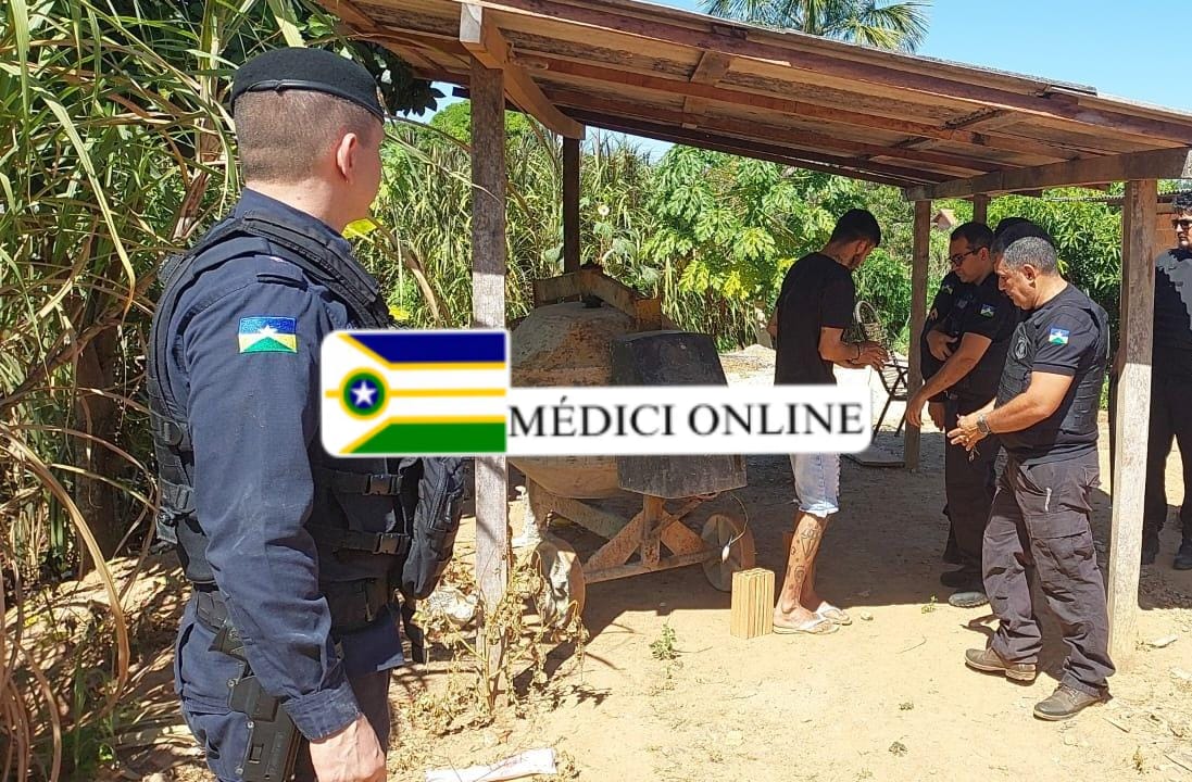 Forças de Segurança Recapturam Foragido da Justiça em Presidente Médici