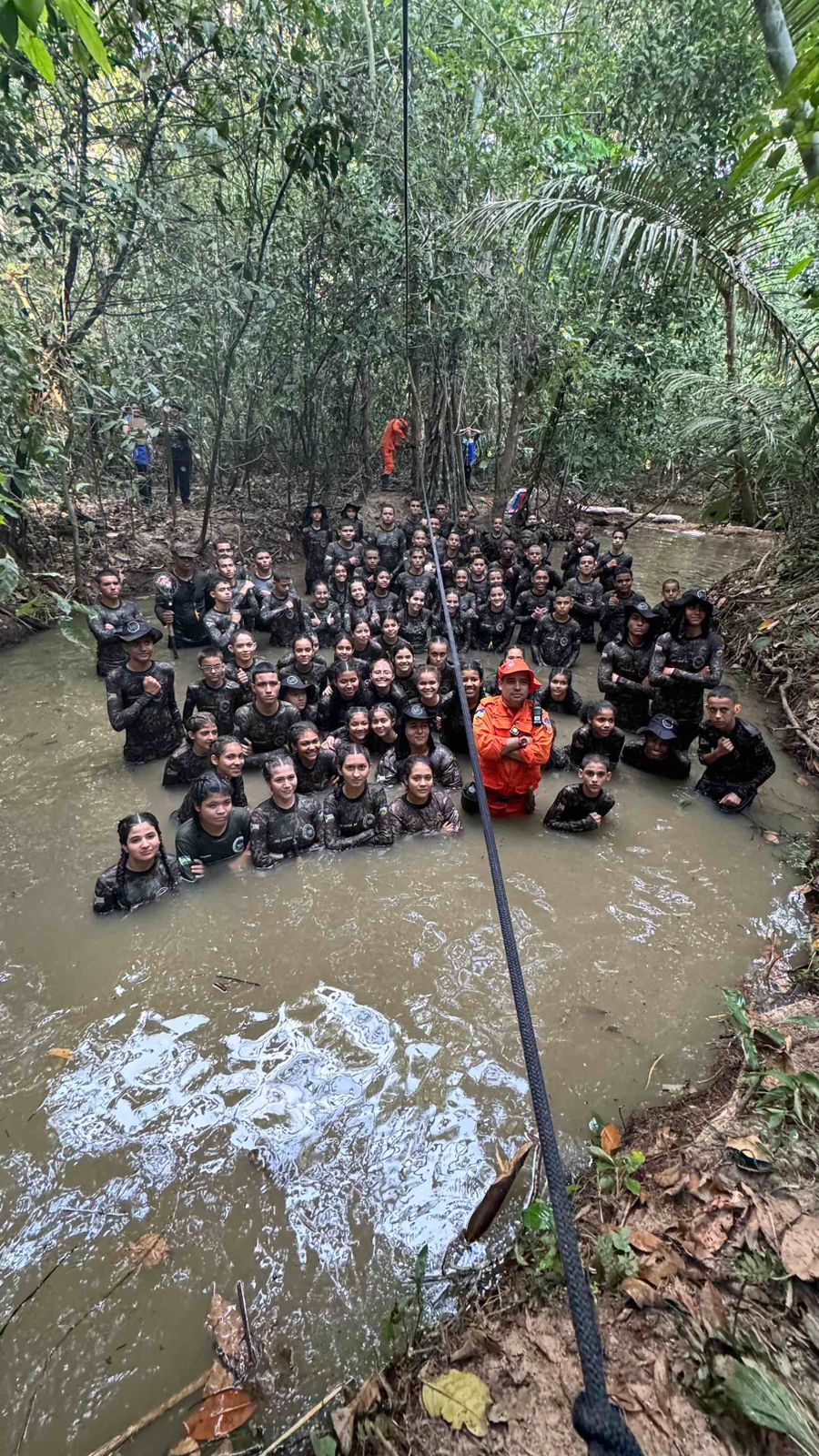 7º Curso de Estágio de Sobrevivência na Selva da Polícia Militar Mirim de Presidente Médici