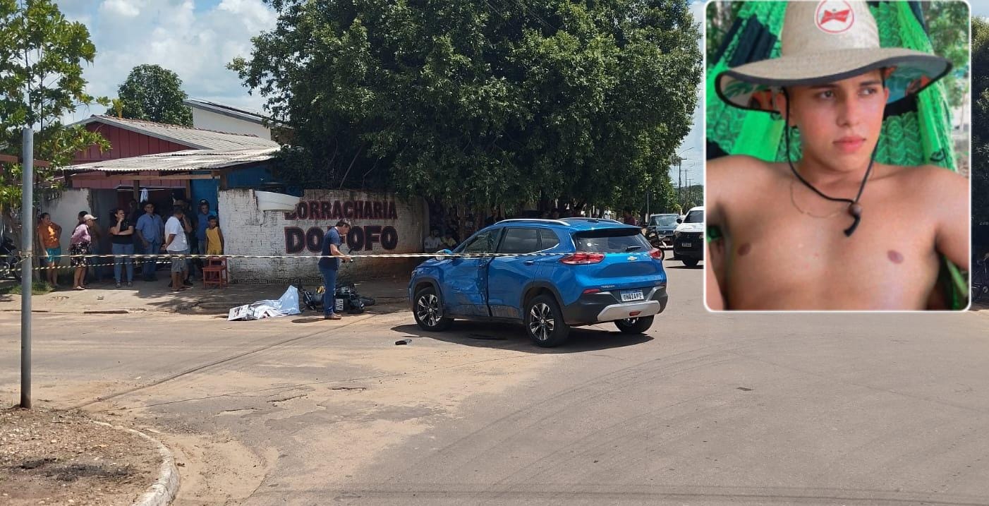 Motociclista morre em grave acidente na Avenida Macapá, em Presidente Médici