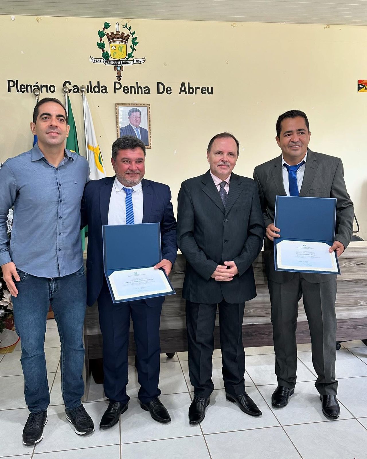 Cerimônia de diplomação dos eleitos para prefeito, vice e vereadores é realizada em Presidente Médici