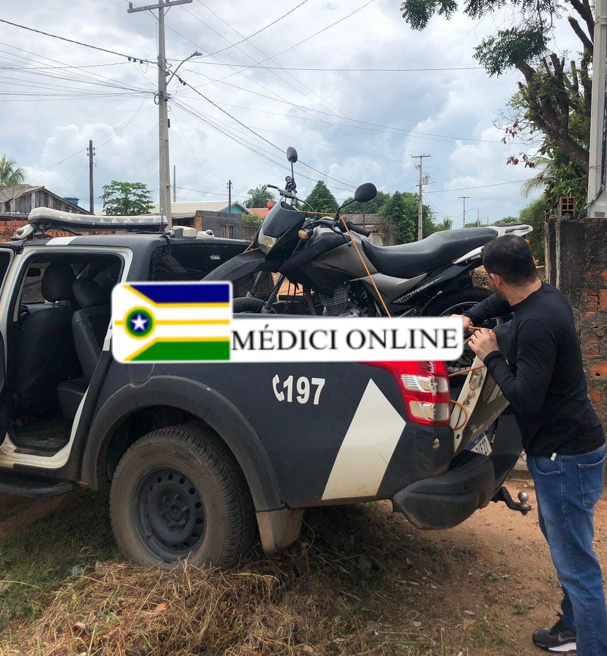Polícia Civil de Presidente Médici Recupera Moto Bros Furtada