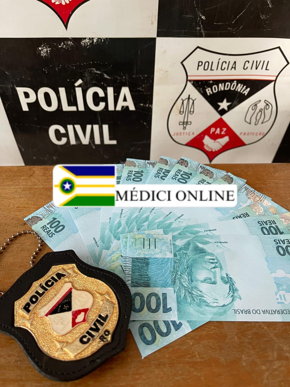 Polícia Civil de Presidente Médici Intercepta Notas Falsas e Apreende Menor Envolvido