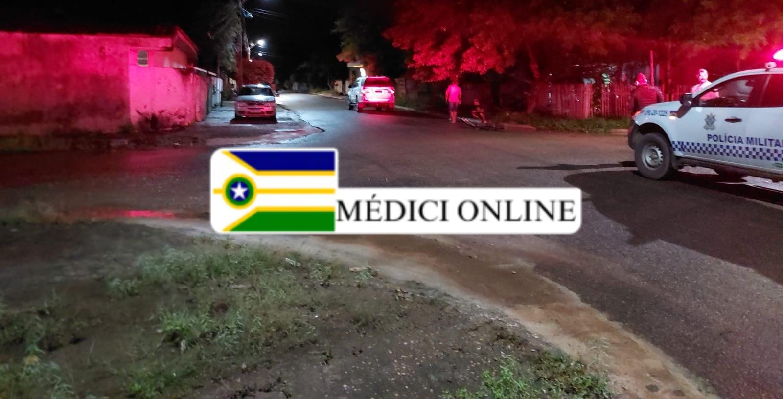 Adolescente de 14 anos fica ferido em acidente entre bicicleta e Hilux em Presidente Médici
