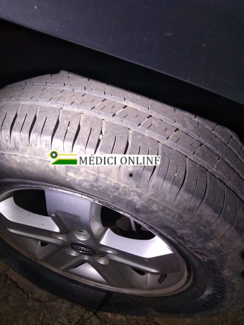 Discussão em bar em Presidente Médici termina com denúncia de disparo de arma de fogo em veiculo.