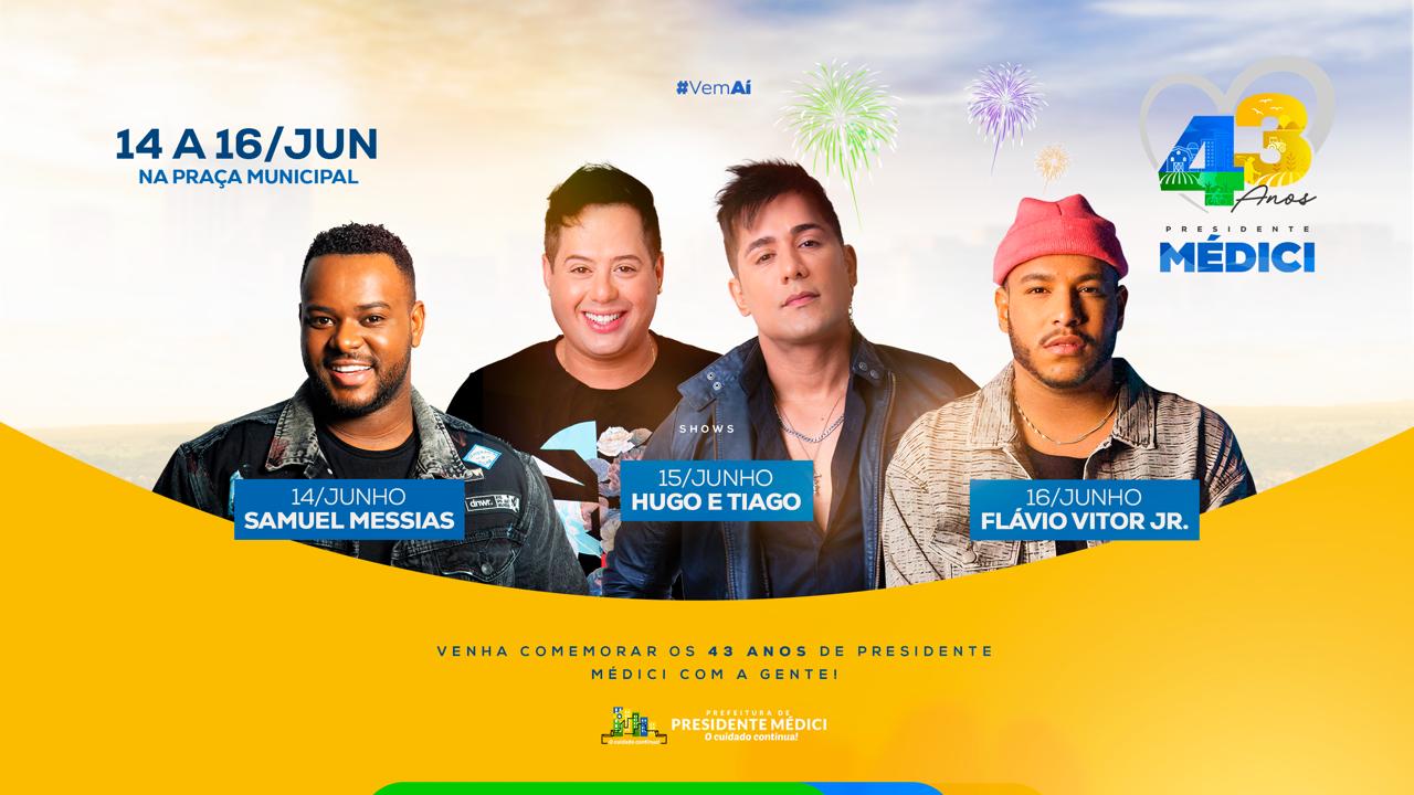 Presidente Médici Celebra 43 Anos com Mega Festa e Programação Especial.