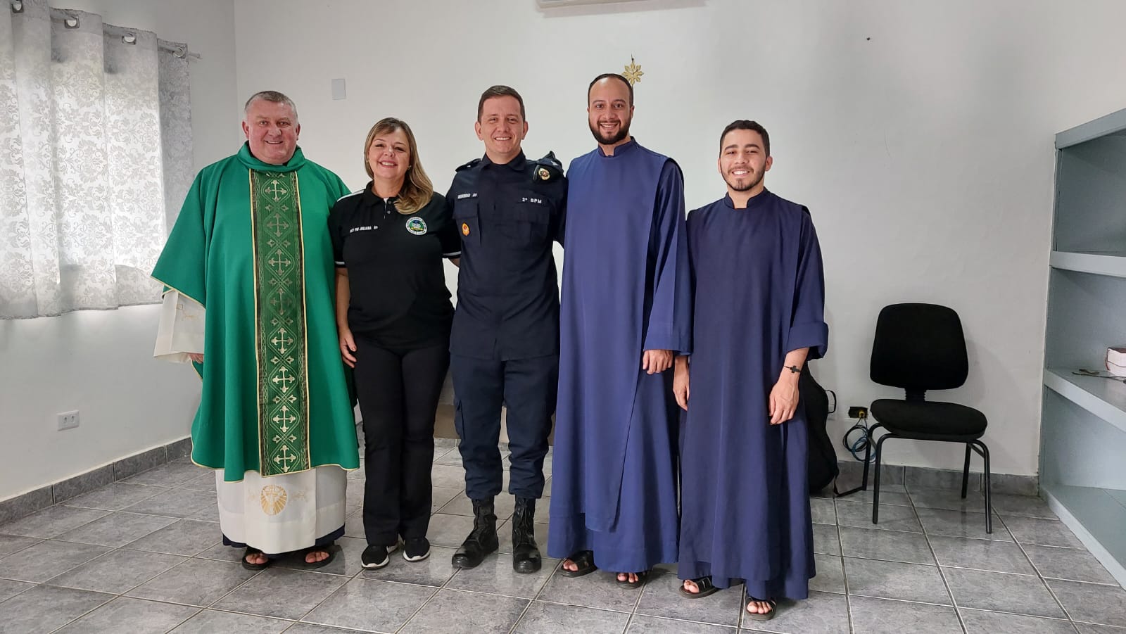 Missa de Ação de Graças é Celebrada na Sede do 4° Pelotão da Polícia Militar de Presidente Médici
