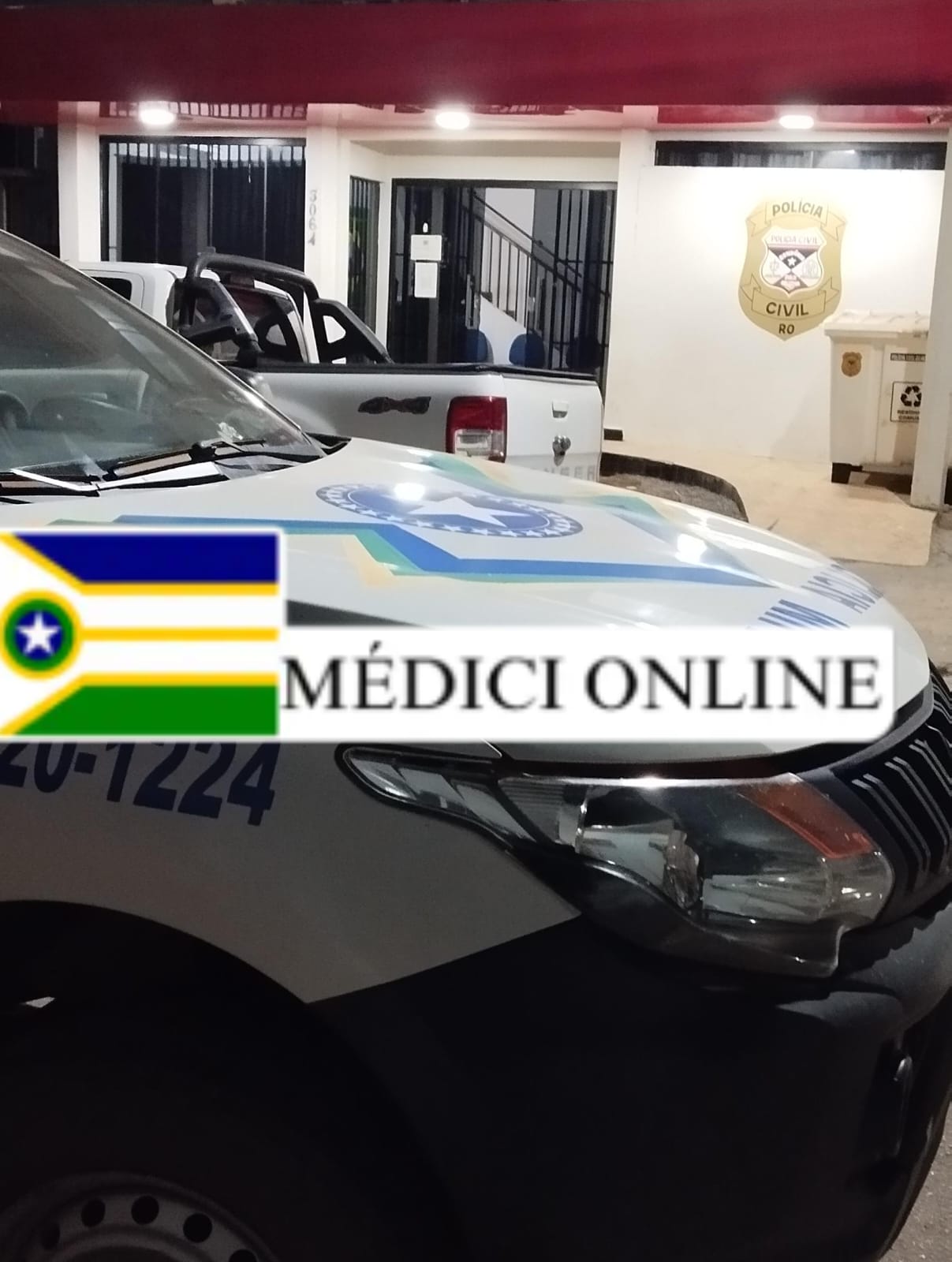 Som Alto na Madrugada Termina com Condução de uma Pessoa à Delegacia em Presidente Médici