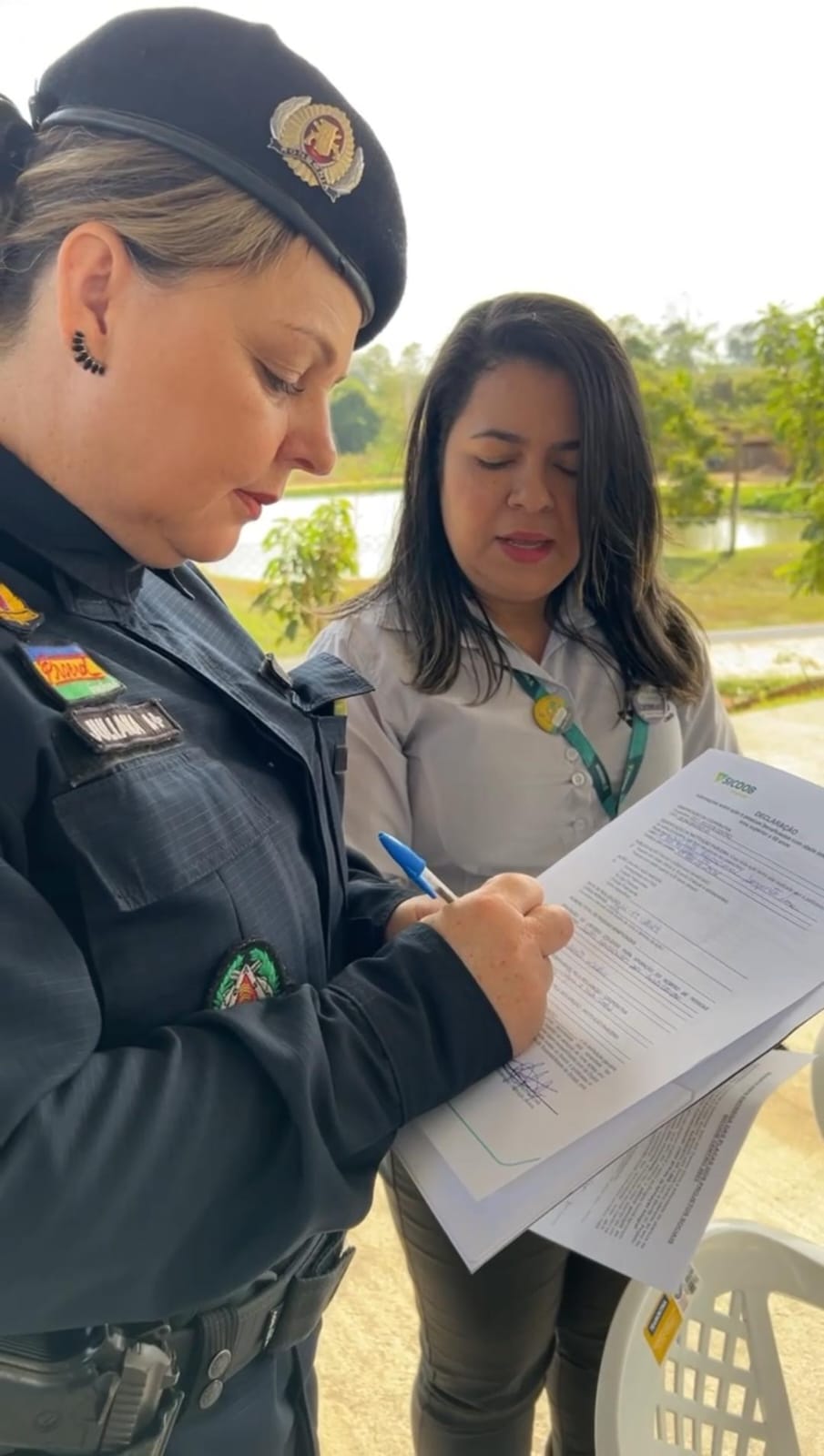 Polícia Militar Mirim e Cooperativa Sicoob Centro Celebram Novo Projeto Social "Ressignando Cidadania"