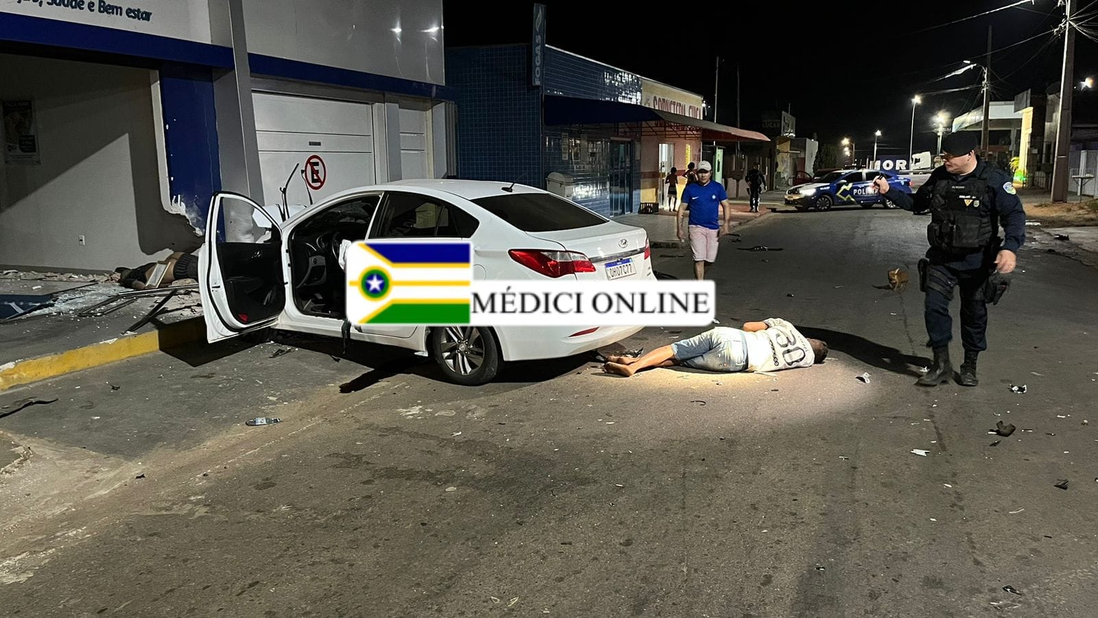 Acidente de Trânsito Deixa Três Feridos em Presidente Médici